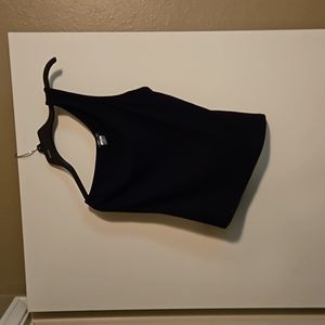EUC Venus one shoulder black top Size M